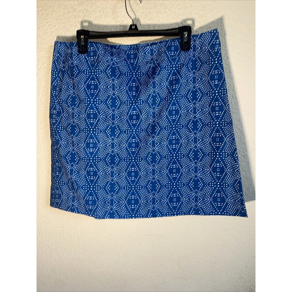 Rip Skirt Hawaii XL Wrap Skirt Short Swim Cover Blue Geometric Print Womens